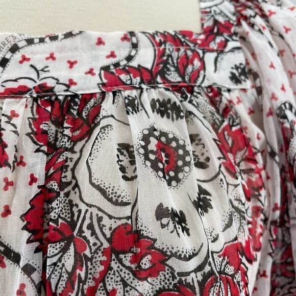 NWT The Vampire's Wife The Guardian Meadow Rose Print Poplin Maxi Dress US12 - Picture 10 of 16